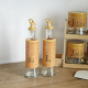 Glass Spice Jars Set 12 pieces with Wooden Stand 